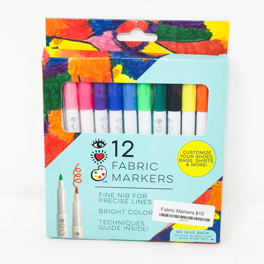 iHeartArt Fabric Markers (12)