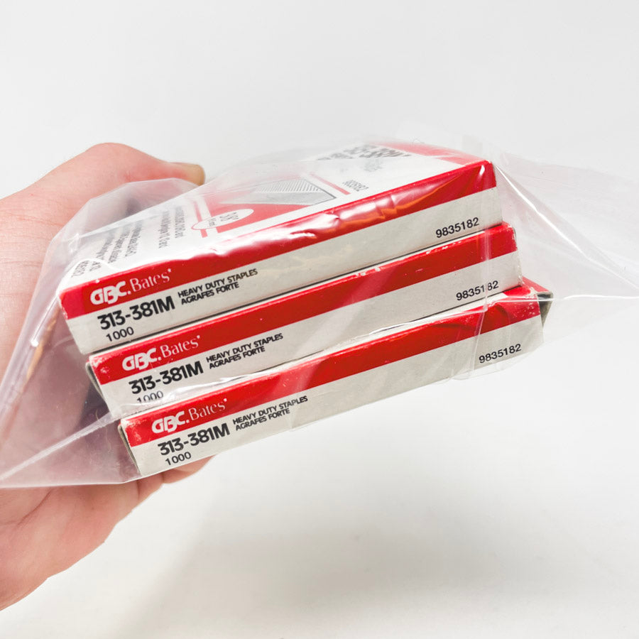 GBC 3/8" Heavy Duty Staple Bundle