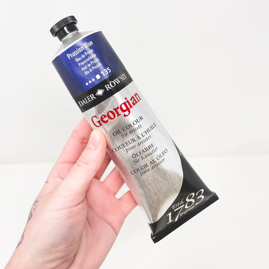 Daler Rowney Prussian Blue Georgian Oil Colour Paint