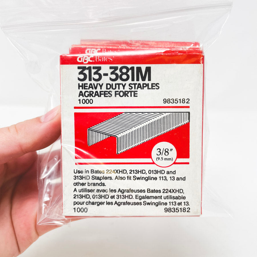 GBC 3/8" Heavy Duty Staple Bundle