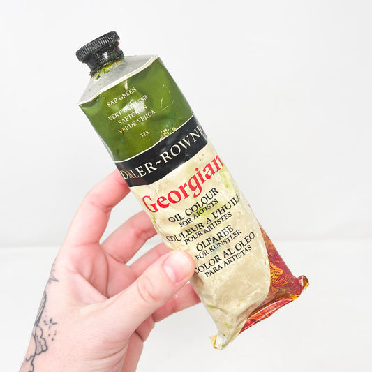 Daler Rowney Sap Green Georgian Oil Colour Paint