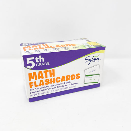 Sylvan 5th Grade Math Flashcards