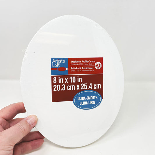 Artist's Loft Traditional Oval Canvas - 8" x 10"