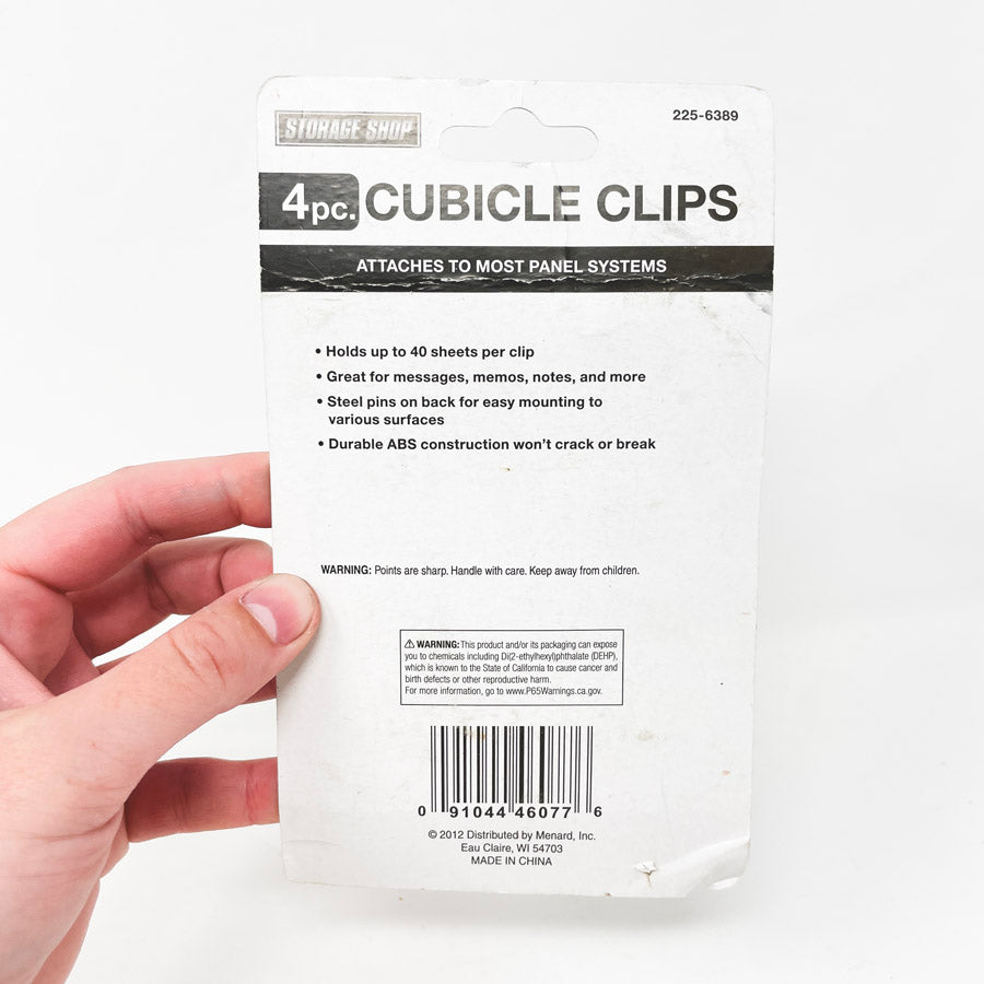 Storage Shop Cubicle Clips
