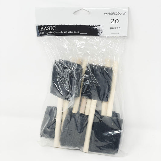 Partial Pack of Foam Brushes