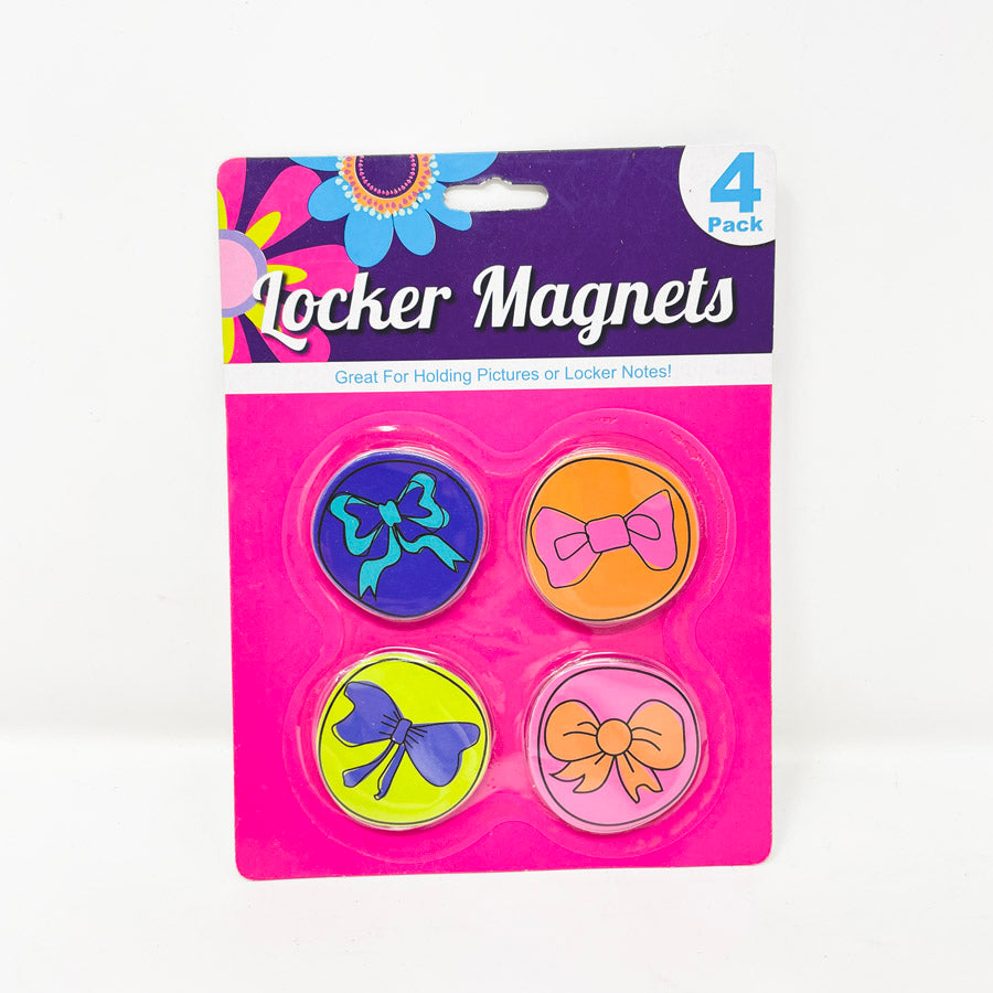 4 Bow Locker Magnets