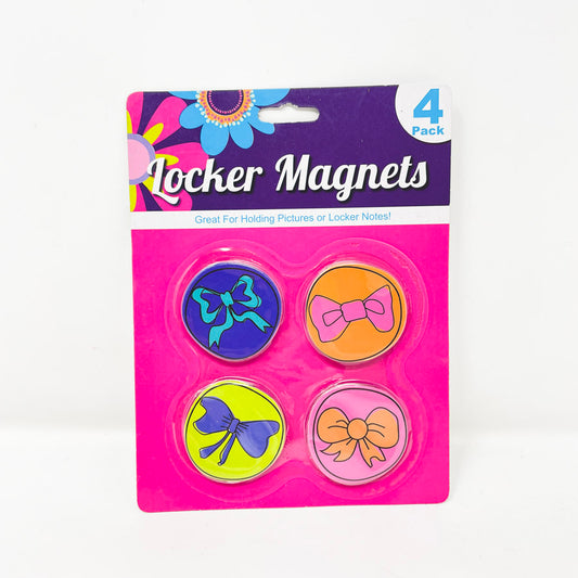 4 Bow Locker Magnets