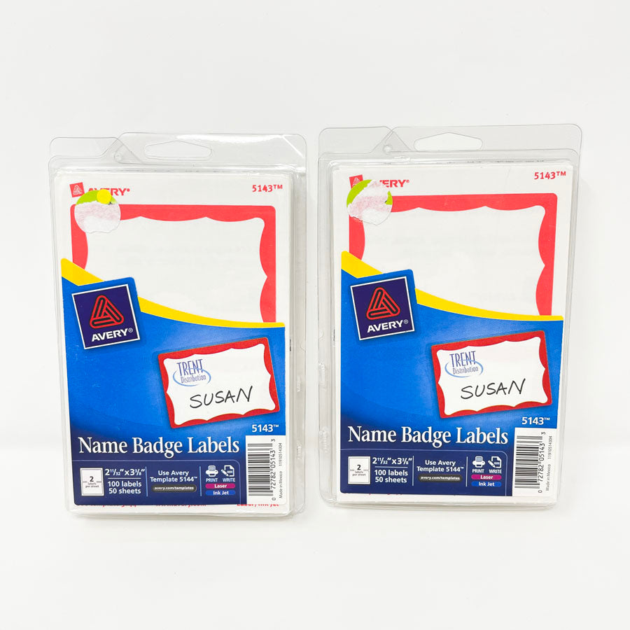 Avery Name Badge Labels #5143 (1)