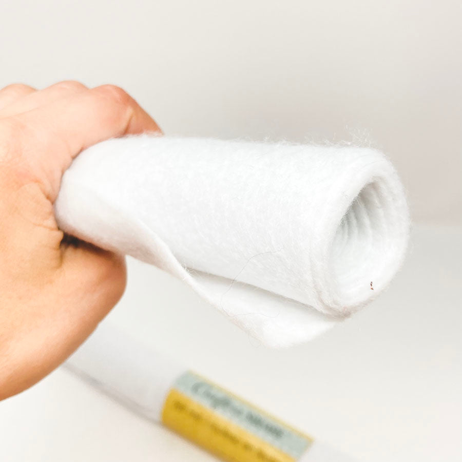 Crafters Square Felt Roll - White (1)