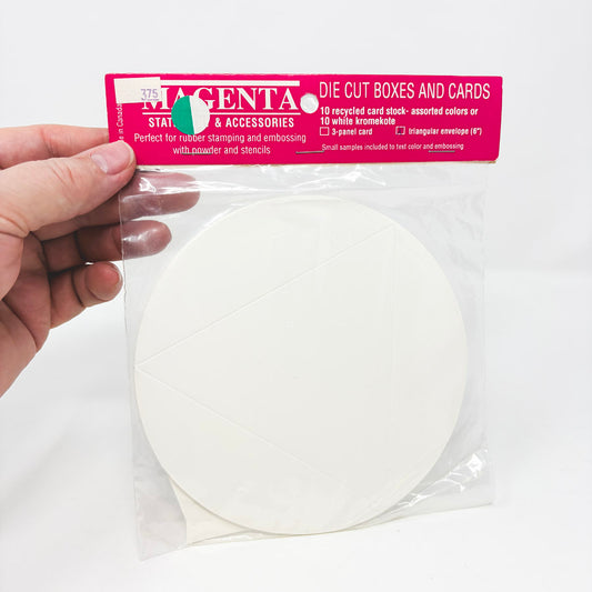 Magenta Triangular Envelope Pack