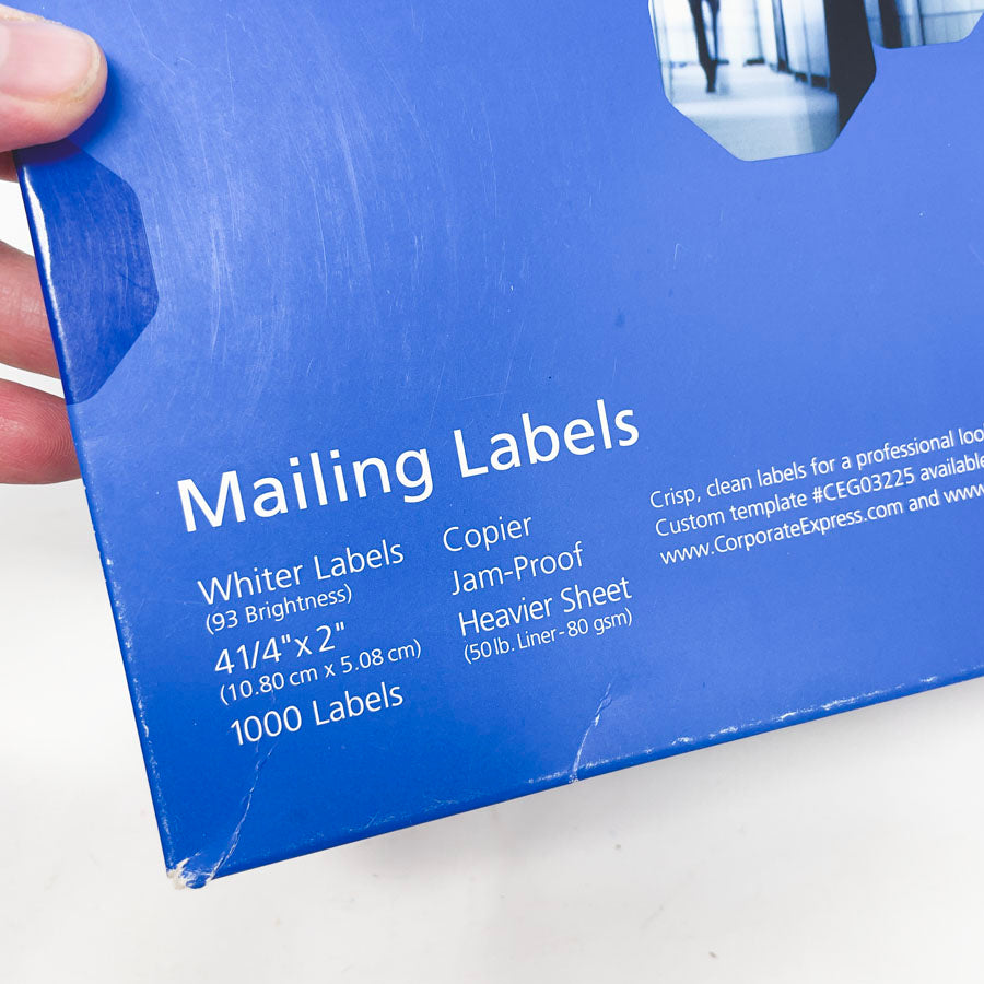 Corporate Express Signature Mailing Labels CEGO3225