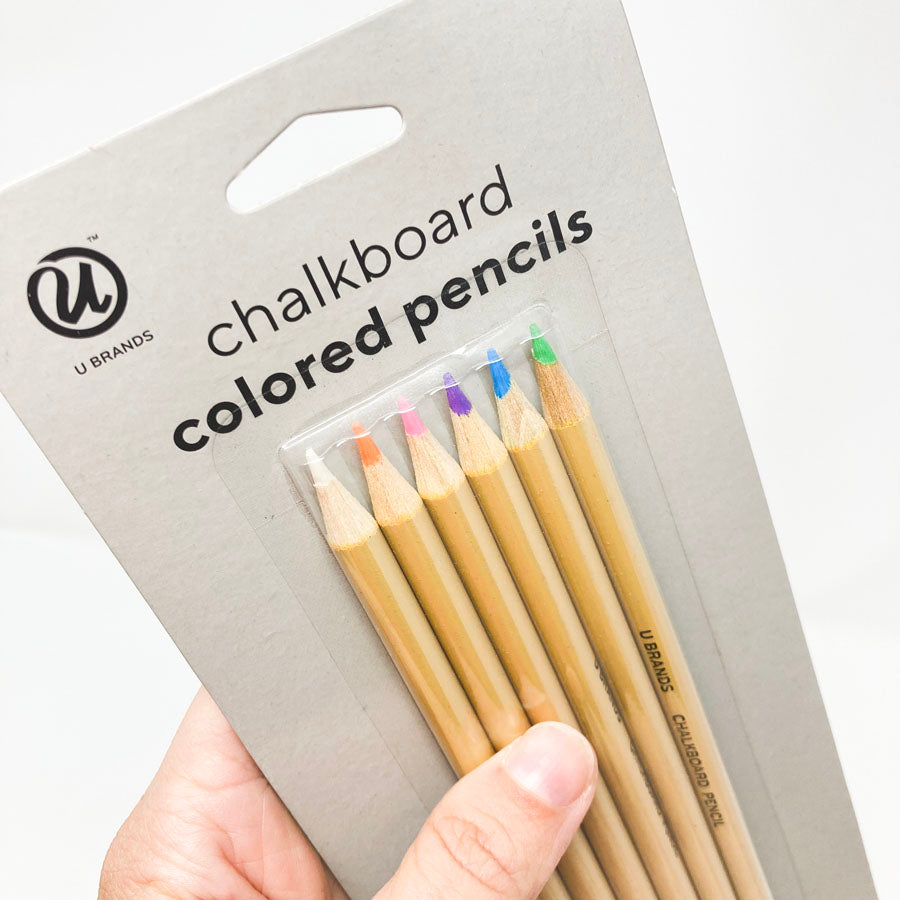 U Brands Chalkboard Color Pencils