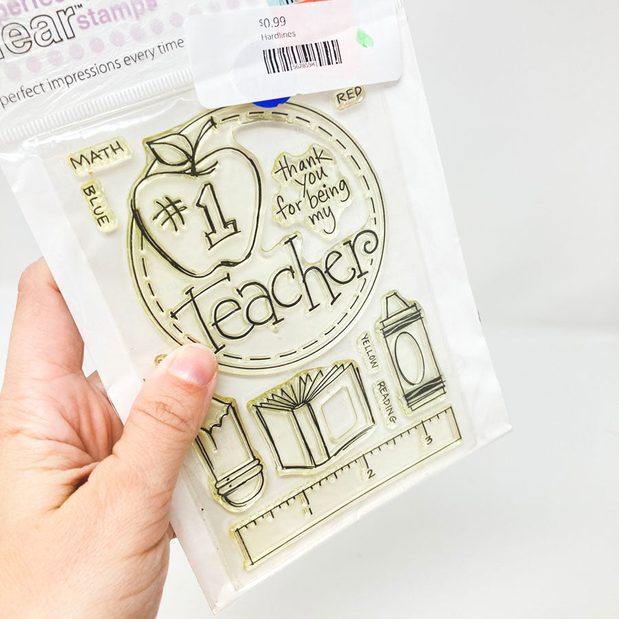 Stampendous Clear Teacher Topper Stamp