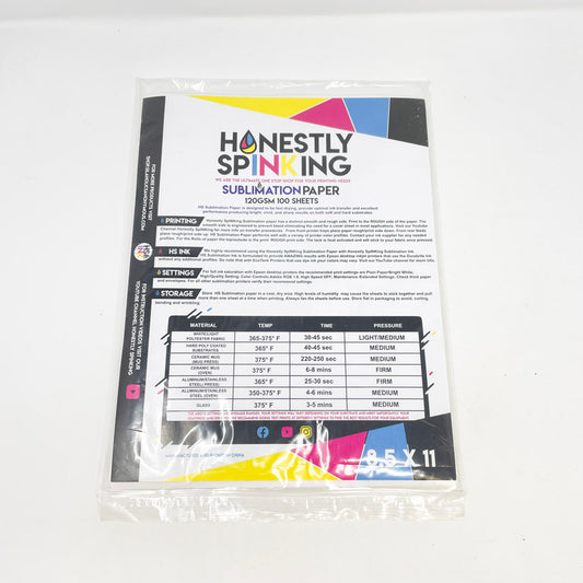 Honestly SpINKing 120gsm Sublimation Paper