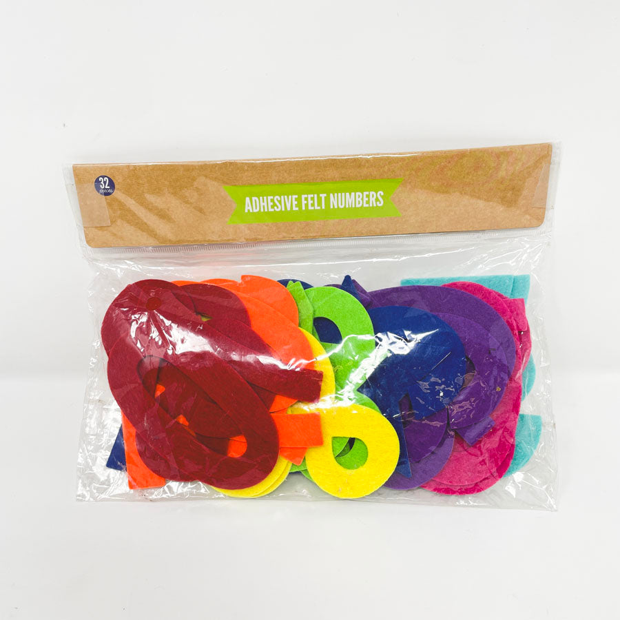 Adhesive Felt Numbers