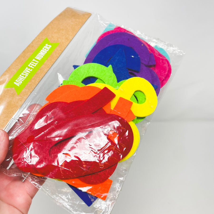 Adhesive Felt Numbers