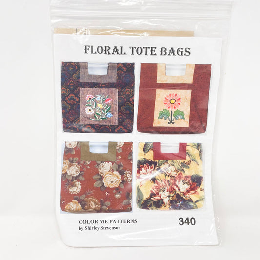 Floral Tote Bags Quilt Patterns by Shirley Stevenson