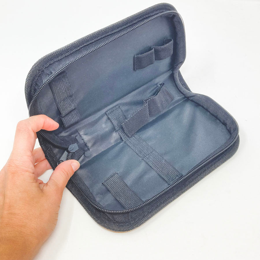 Black Zipper Storage Case