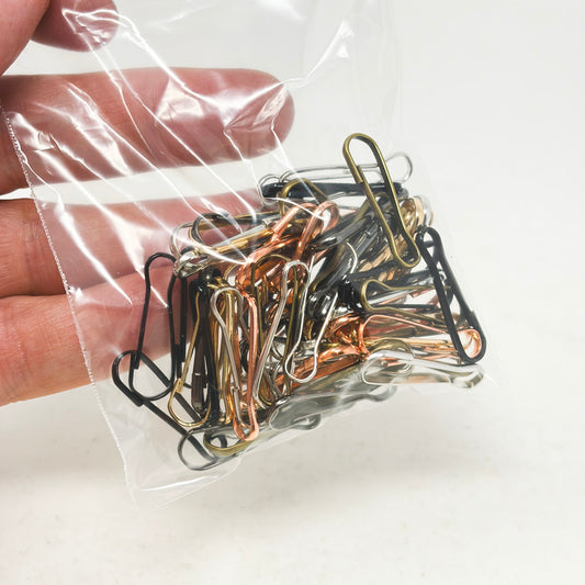 Assorted Mixed Finish Metal Clips