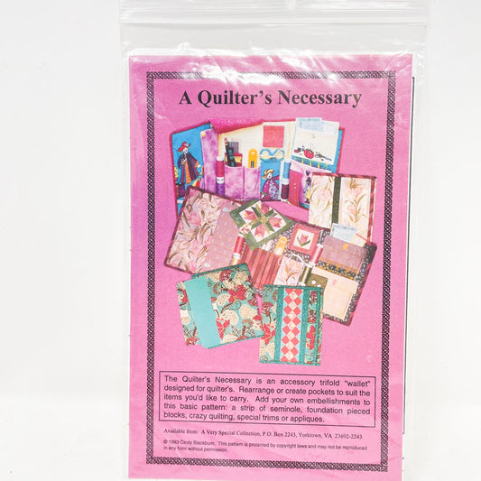 A Quilter's Necessary Quilt Pattern