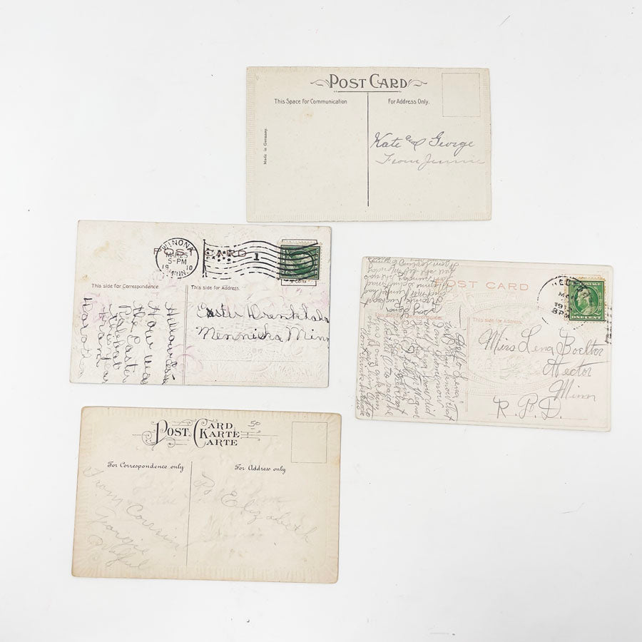 Eight Antique Easter Greetings Postcards