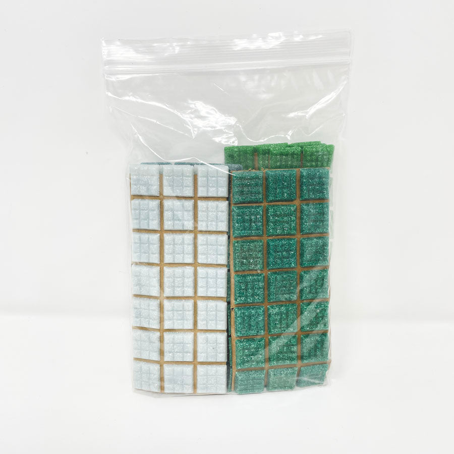 3/4" Assorted Glass Mosaic Tile Bundle (1)