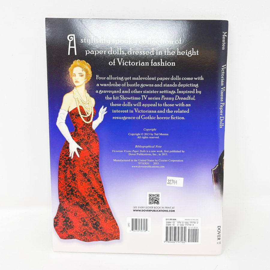 Victorian Vixens Paper Dolls Book
