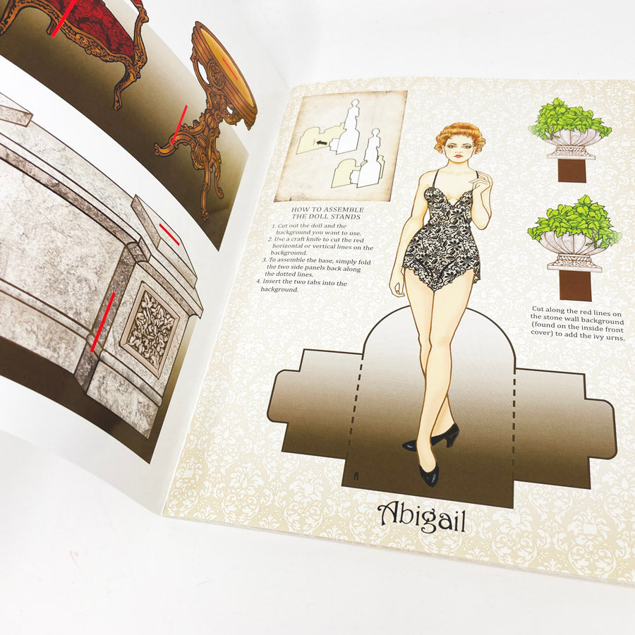 Victorian Vixens Paper Dolls Book