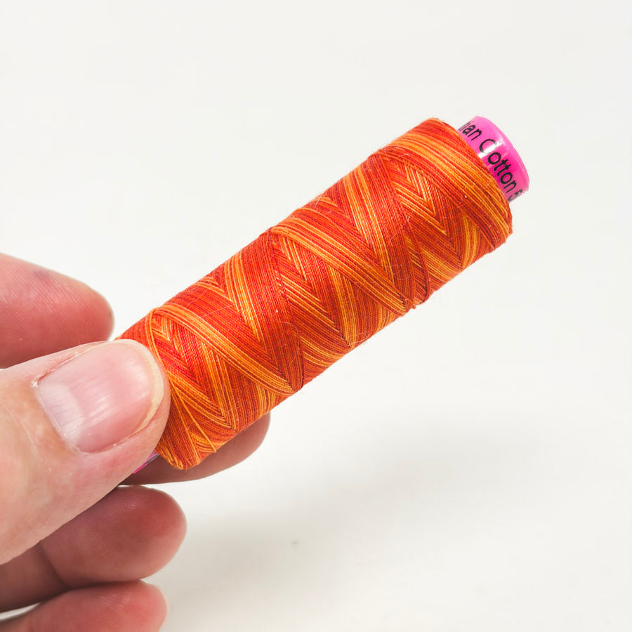 Wonderfil Tutti Orange Variegated Cotton Thread TU11
