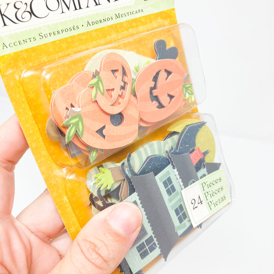 K & Co. Ghostly Greetings Layered Accents