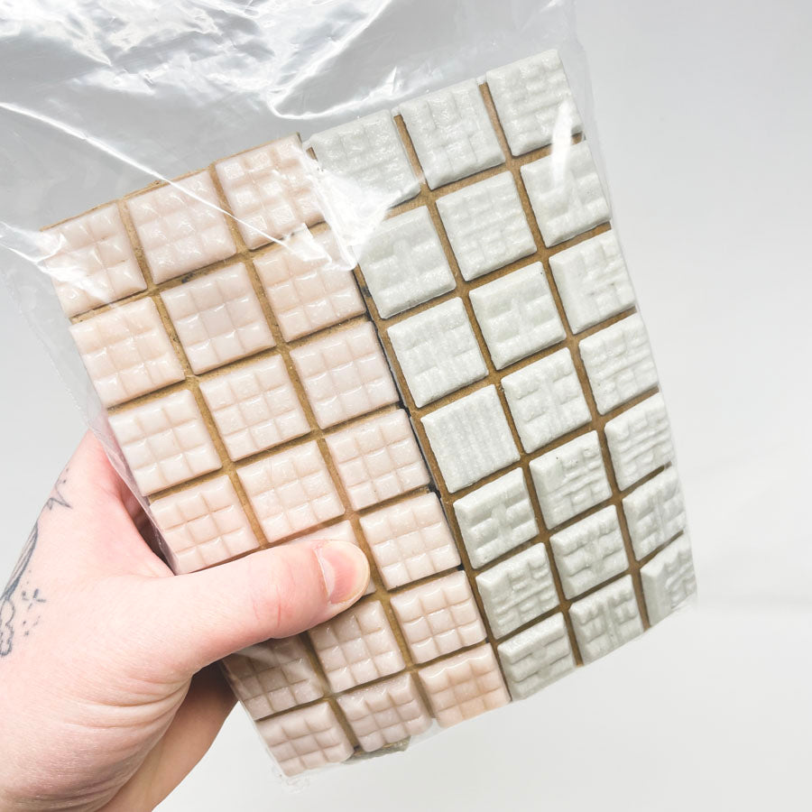 3/4" Assorted Glass Mosaic Tile Bundle (1)