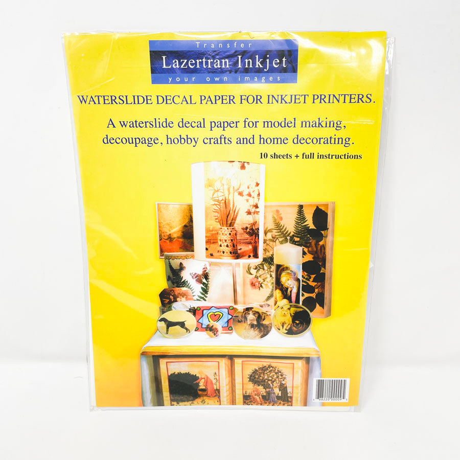 Lazertran Waterslide Decal Paper for Inkjet Printers