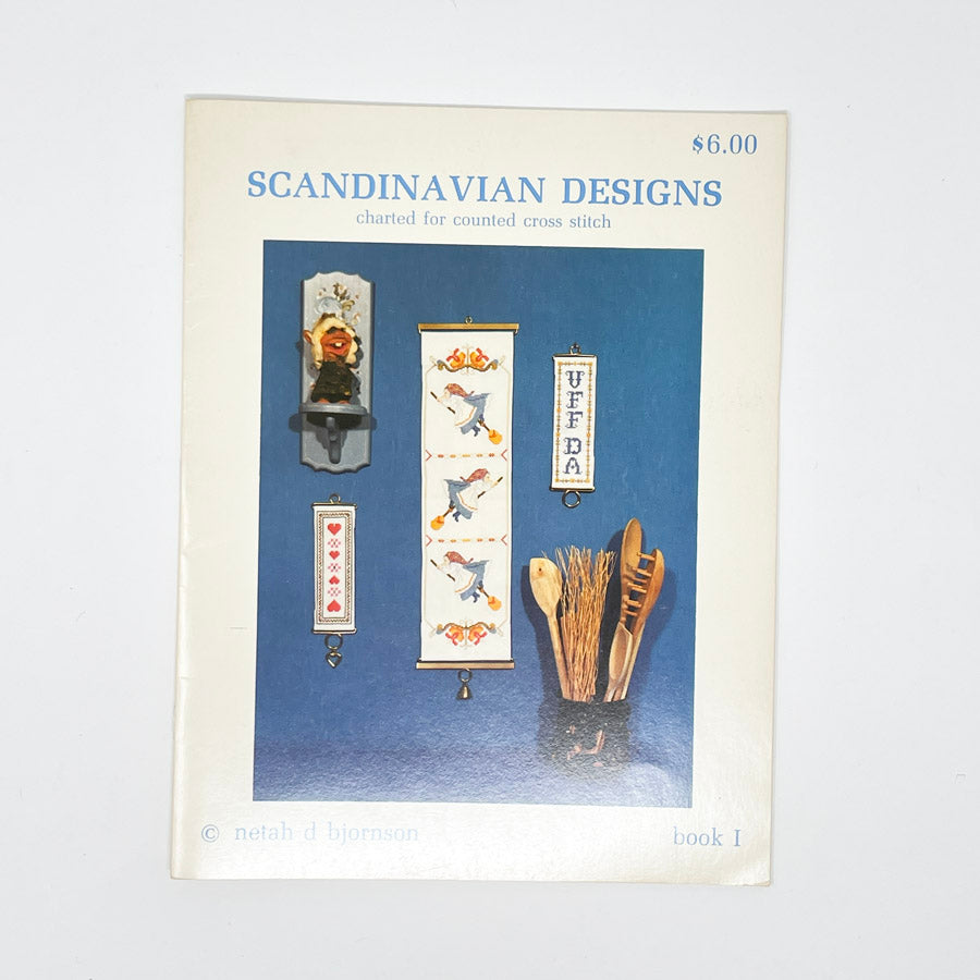 Vintage Cross Stitch Pattern - 1980s - Scandinavian Designs
