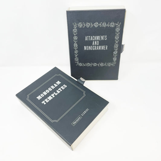 Vintage Sears Kenmore Monogram Templates and Attachments