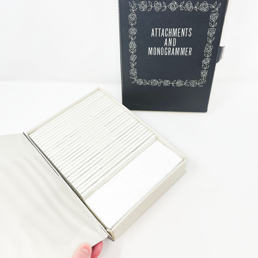 Vintage Sears Kenmore Monogram Templates and Attachments