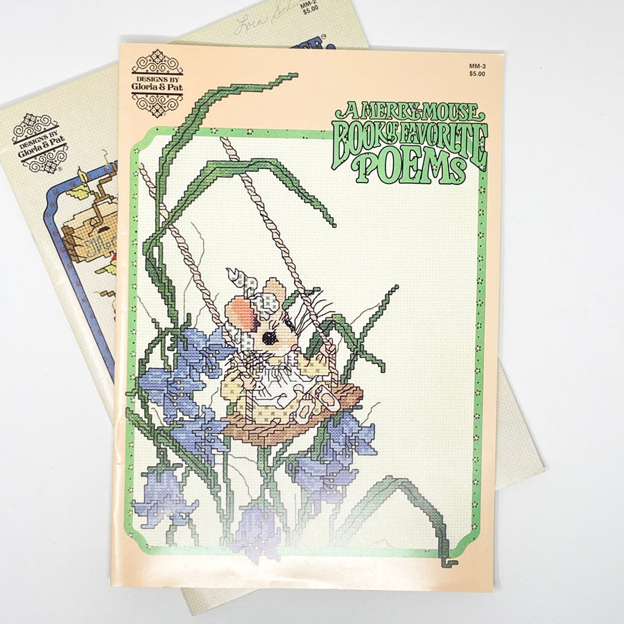 Vintage Cross Stitch Pattern - 1980s - A Merry Mouse (2)