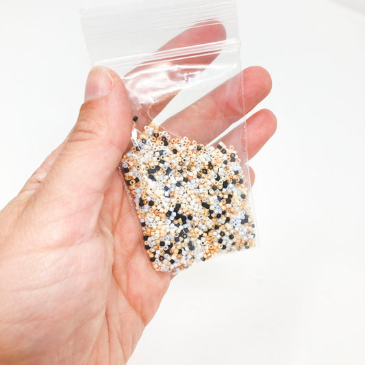 Tiny Plastic Seed Beads