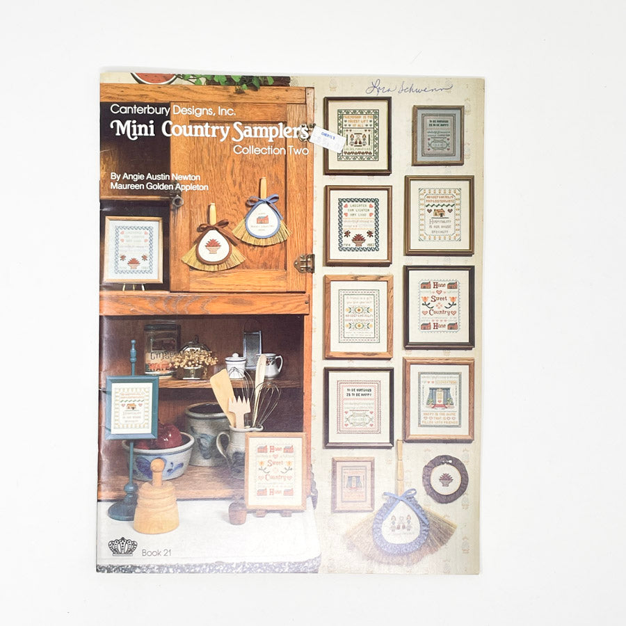 Vintage Cross Stitch Pattern - 1980s - Canterbury Designs, Inc. - Pick a Pattern