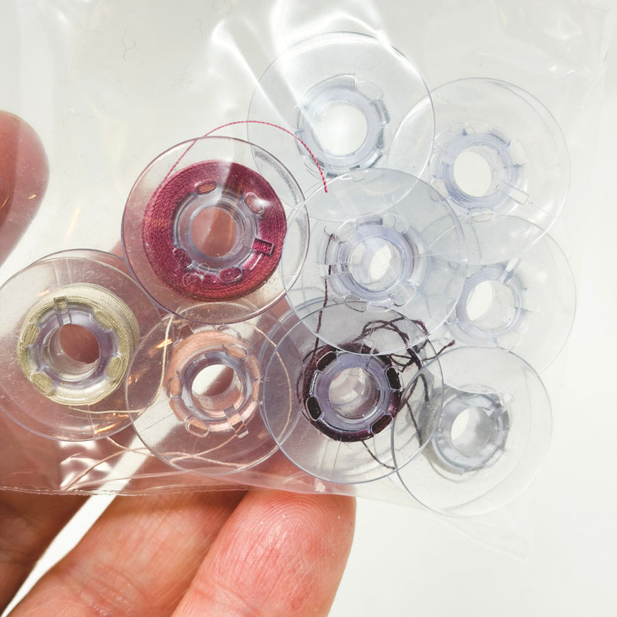 Assorted Plastic Bobbin Bundles (1)