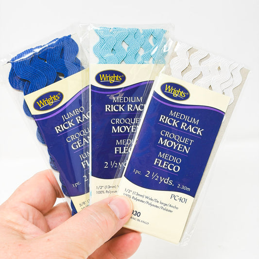 Wrights Rick Rack 2.5 yards - (1)
