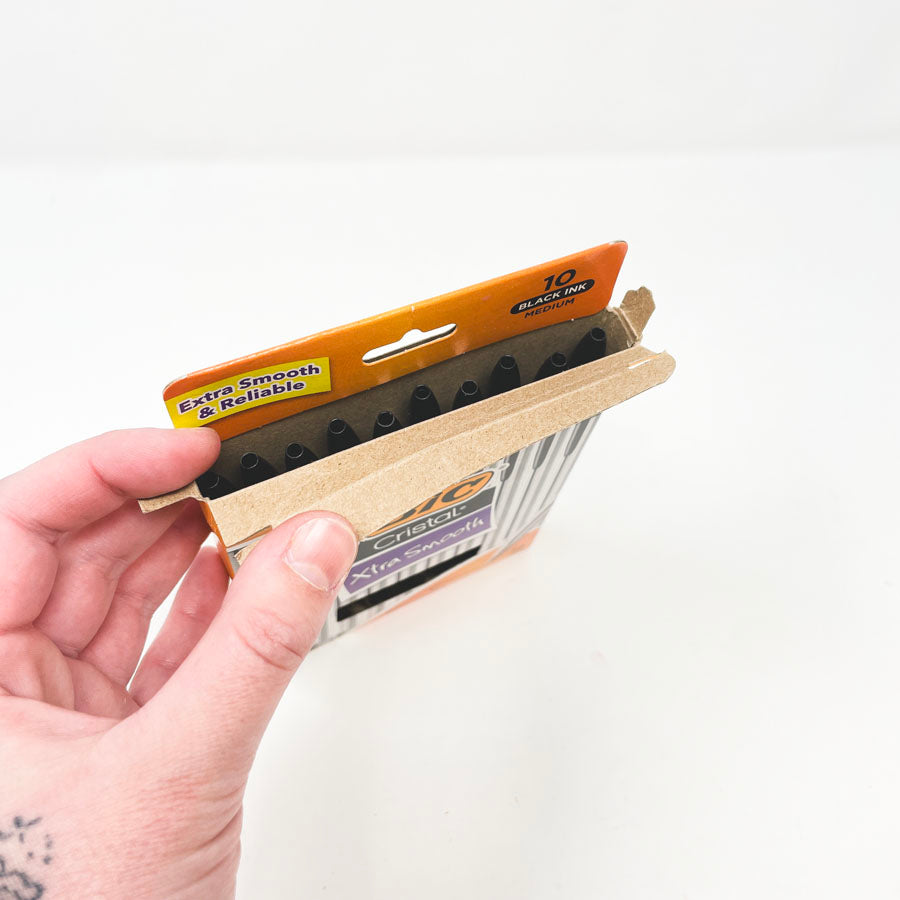 Black Bic Cristal Pens (10)