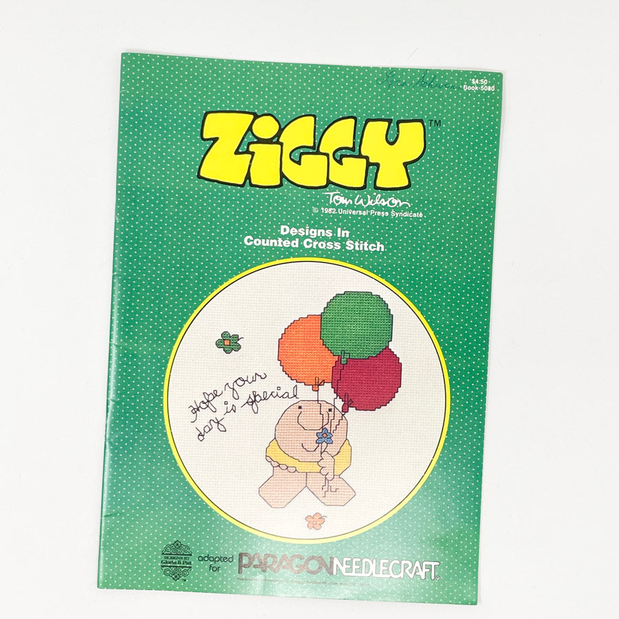 Vintage Cross Stitch Pattern - 1980s - Ziggy - Pick a Pattern