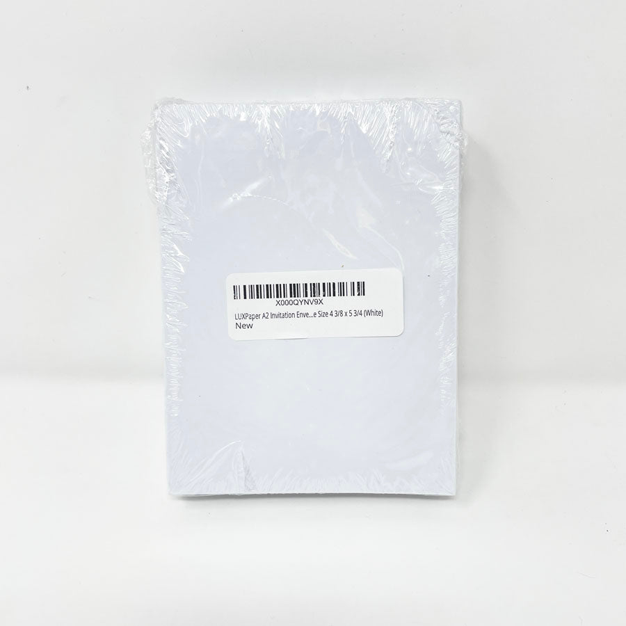50 pk White A2 LUX Envelopes