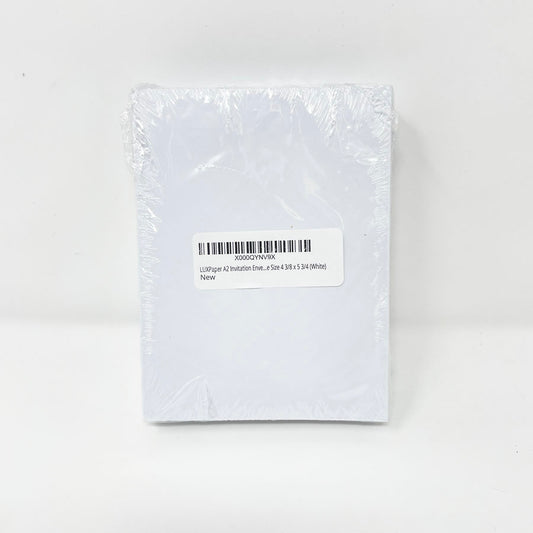 50 pk White A2 LUX Envelopes