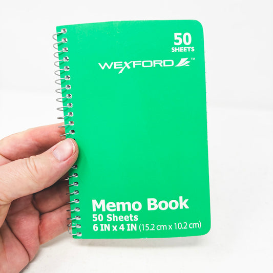 Wexford Spiral Bound Memo Book