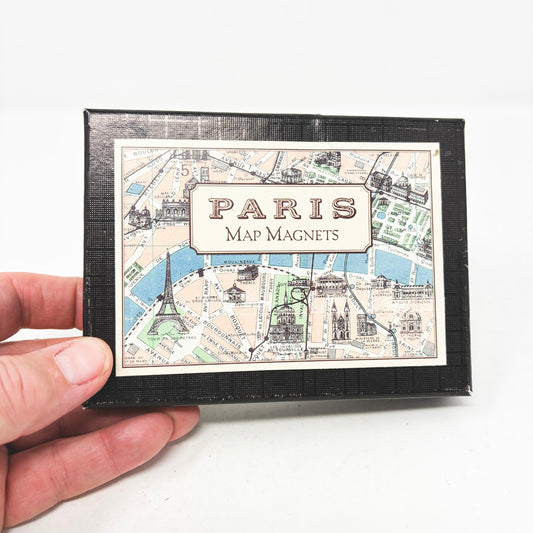 Cavallini & Co. Paris Map Magnets