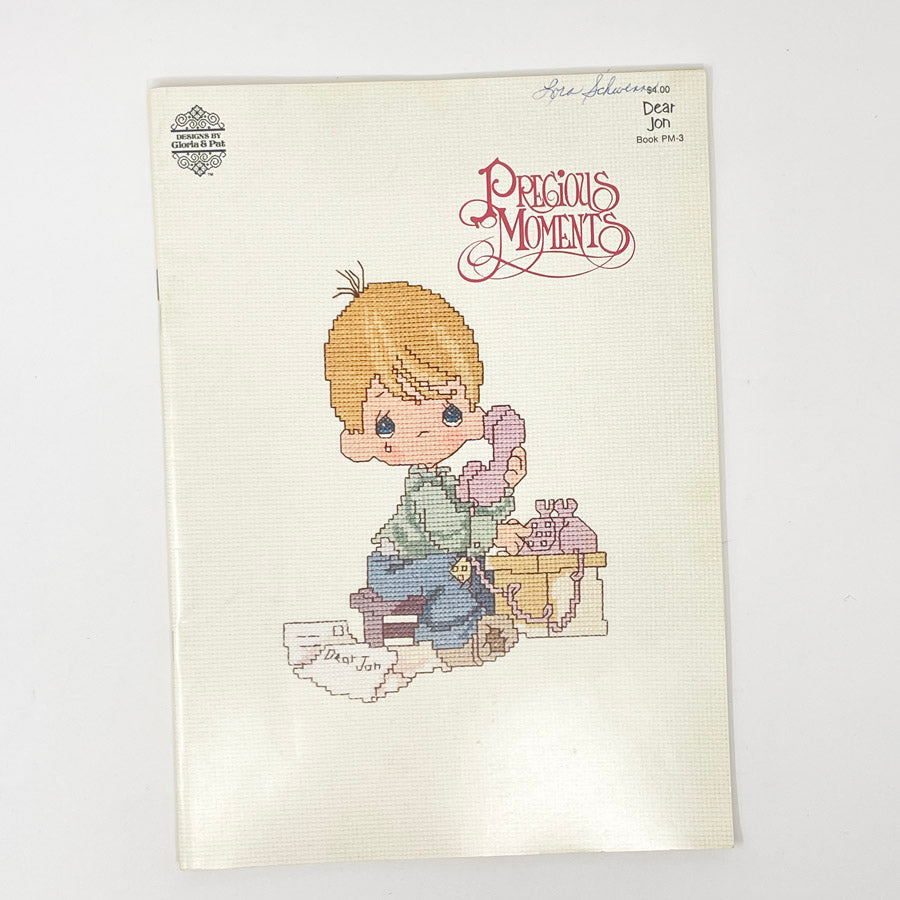 Vintage Cross Stitch Pattern - 1980s - Precious Moments