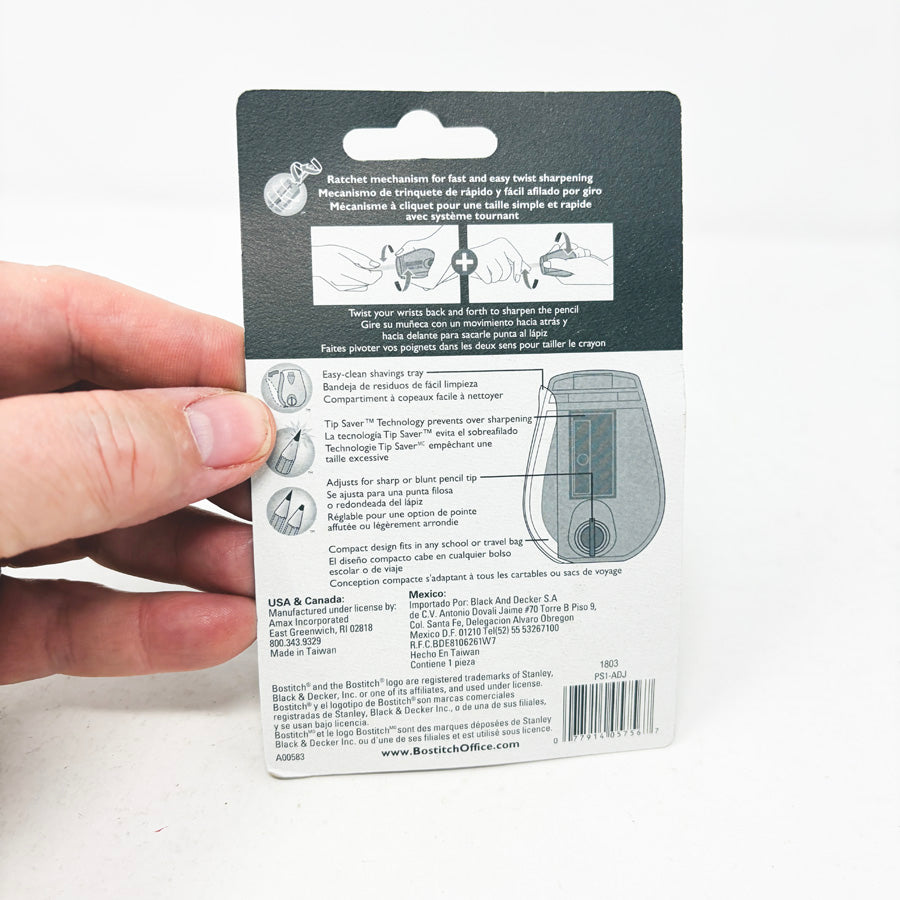 Bostitch Twist n Sharp Pencil Sharpener