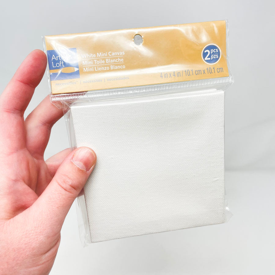 4" x 4" Artist's Loft Canvas - 2 Pack (1)