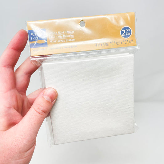 4" x 4" Artist's Loft Canvas - 2 Pack (1)
